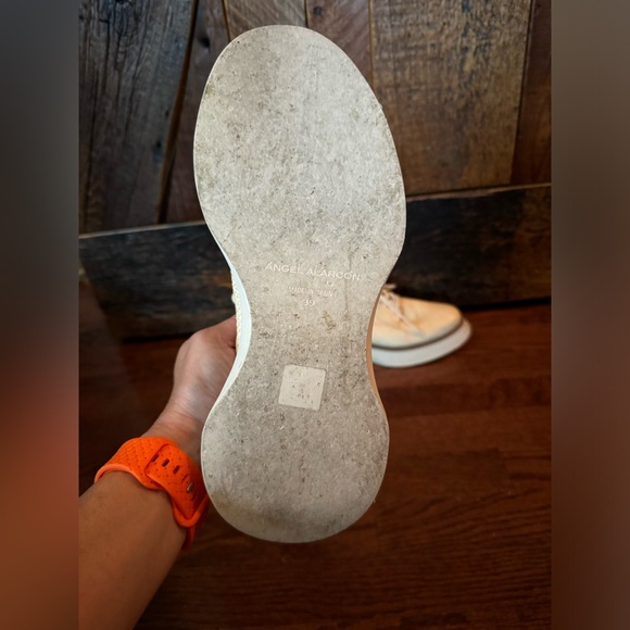 Angel Alarcon lace wedge loafers - Picture 2 of 6